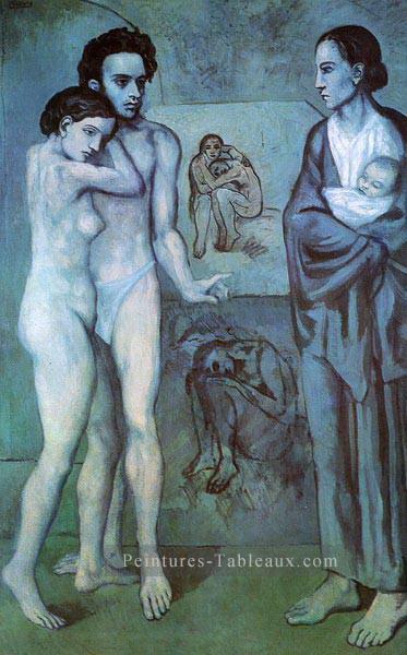 Vie La Vie 1903 cubiste Pablo Picasso Peintures à l'huile
